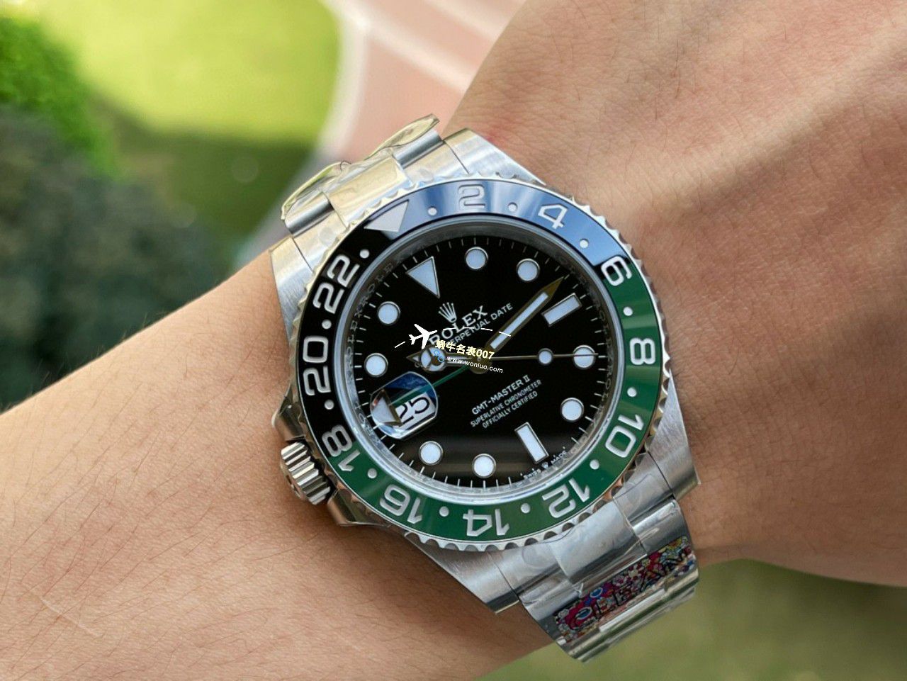 C Factory /clean Perfect  top   Replica Watches  Rolex  GMT MASTER II左撇子雪碧圈m126720vtnr-0002 / R768
