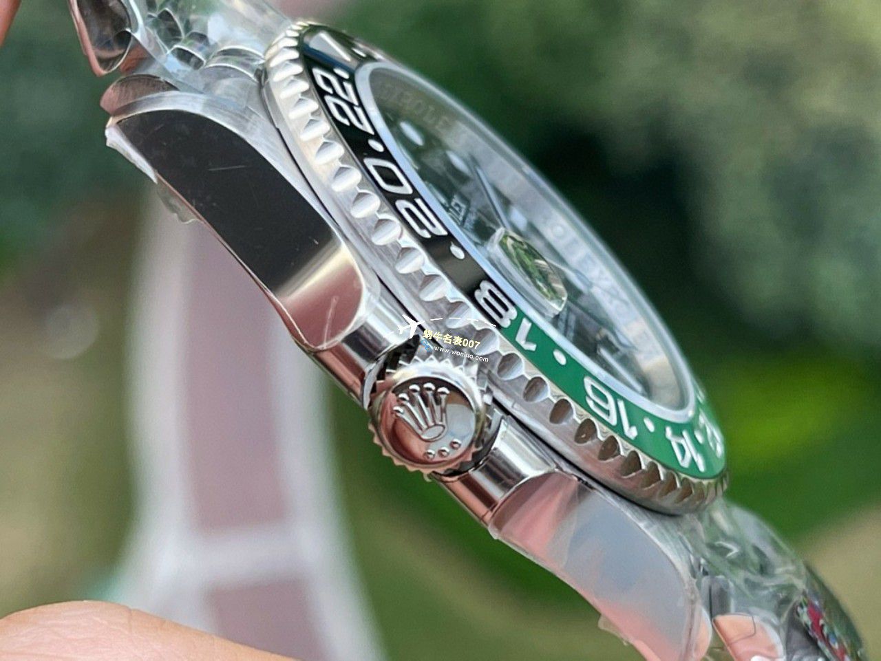 C Factory /clean Perfect  top   Replica Watches  Rolex  GMT MASTER II左撇子雪碧圈m126720vtnr-0002 / R768