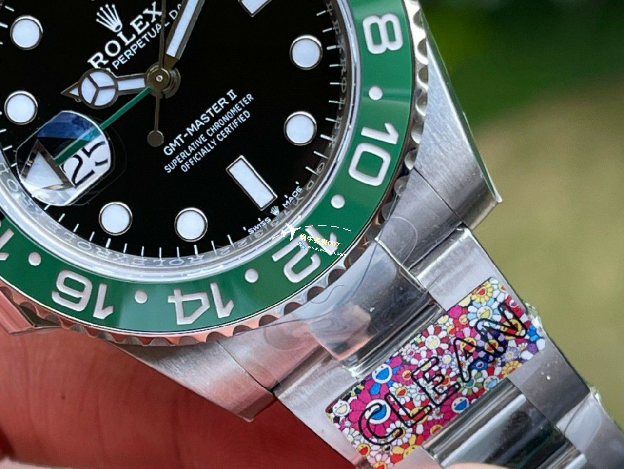C Factory /clean Perfect  top   Replica Watches  Rolex  GMT MASTER II左撇子雪碧圈m126720vtnr-0002 / R768