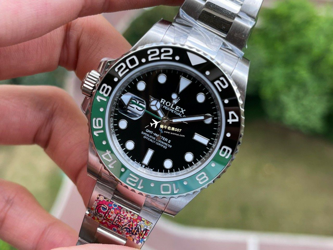 C Factory /clean Perfect  top   Replica Watches  Rolex  GMT MASTER II左撇子雪碧圈m126720vtnr-0002 / R768
