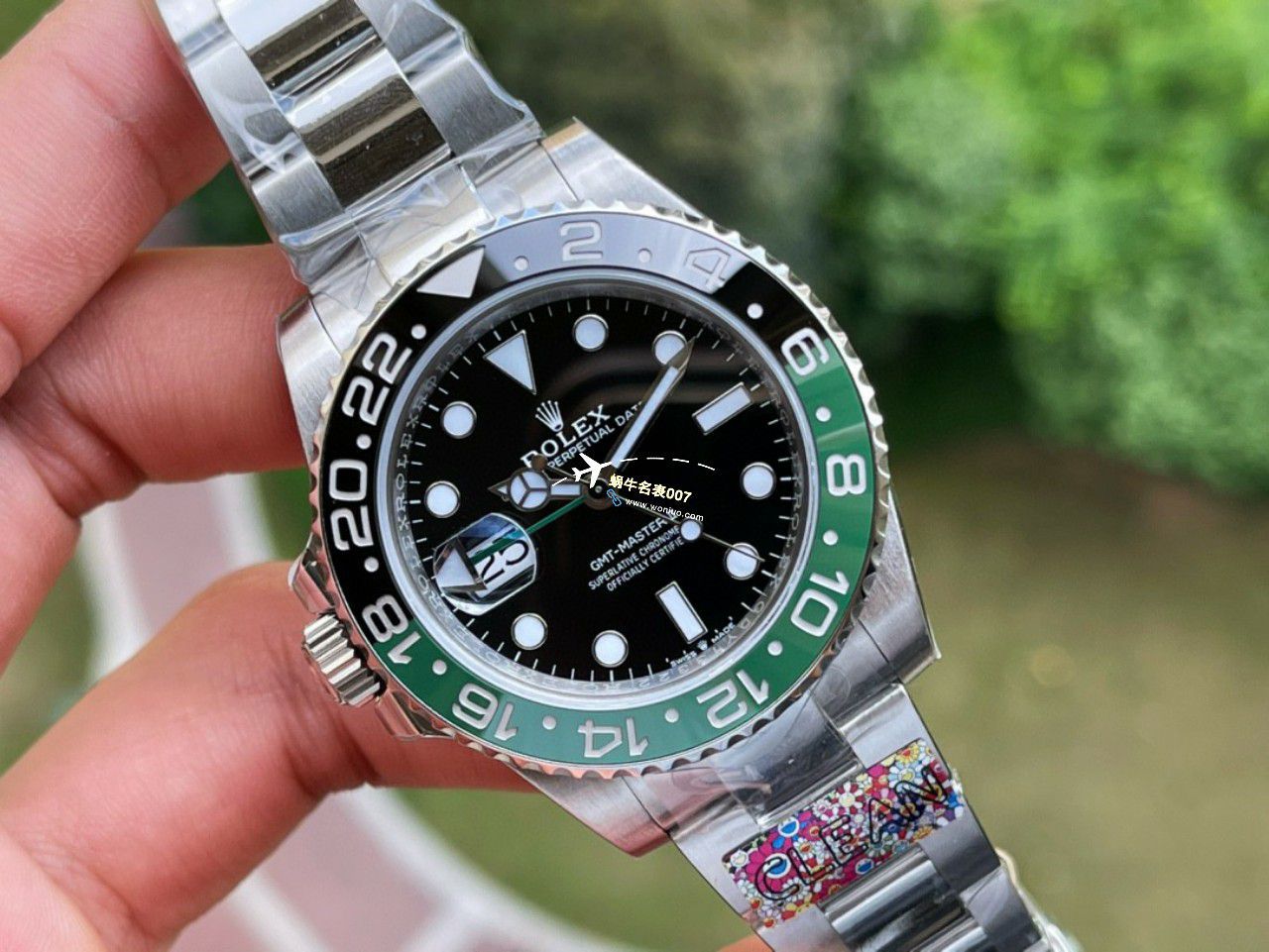 C Factory /clean Perfect  top   Replica Watches  Rolex  GMT MASTER II左撇子雪碧圈m126720vtnr-0002 / R768