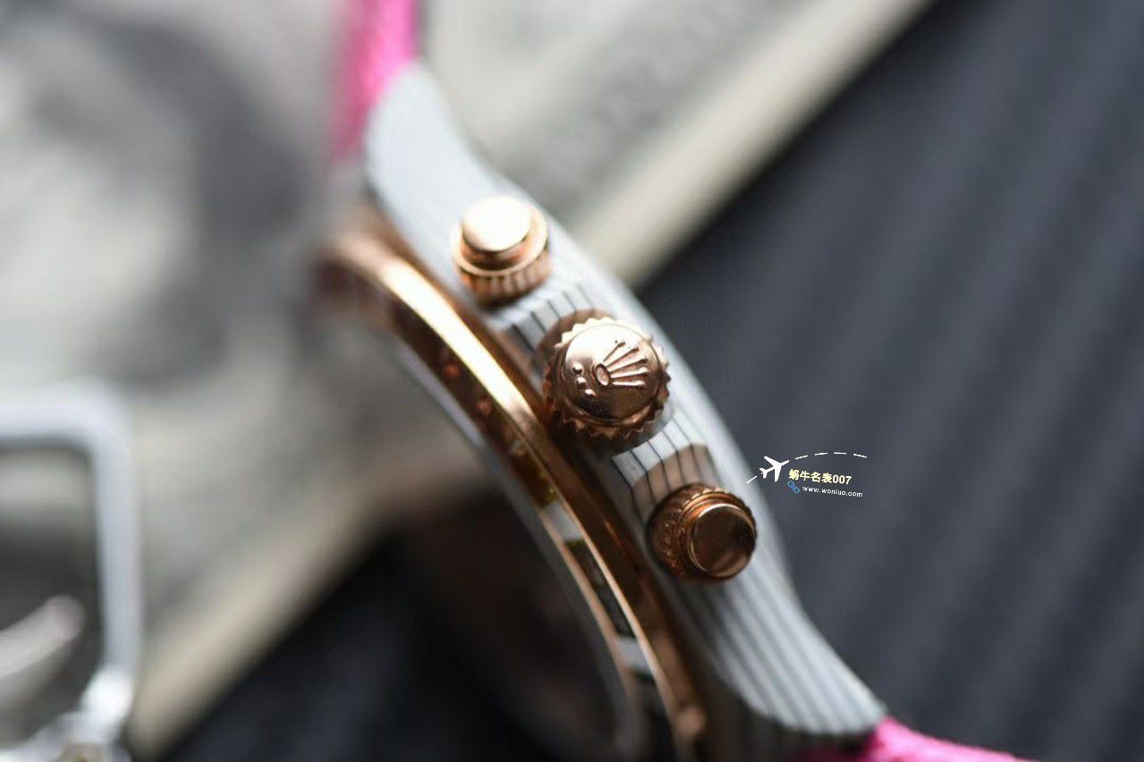 N Factory 出品‼️Diw 2023新作 Rolex 超级 carbon fiber  Ditongna 莫桑石 copy customized 版女表 / R770