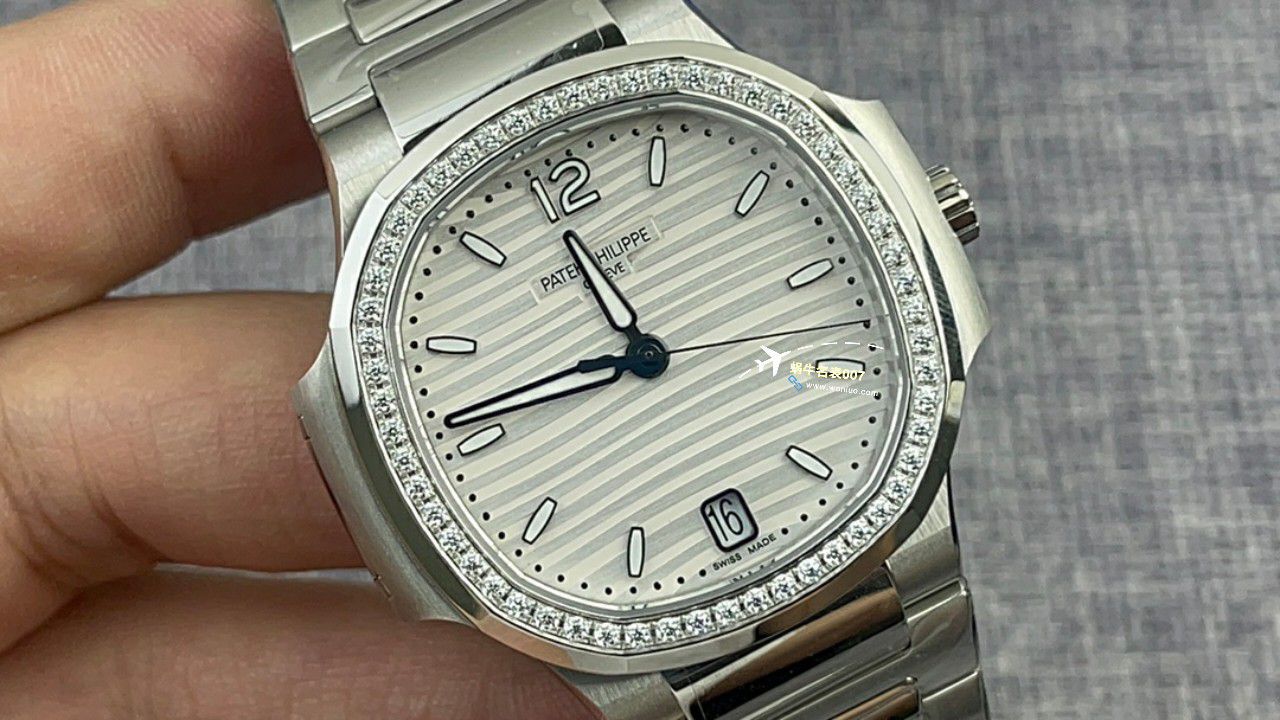 3k Factory  PATEK PHILIPPE  Nautilus 女士7118/1A-001，7118/1R-010 Perfect  Copy  Replica Watches  / BD377