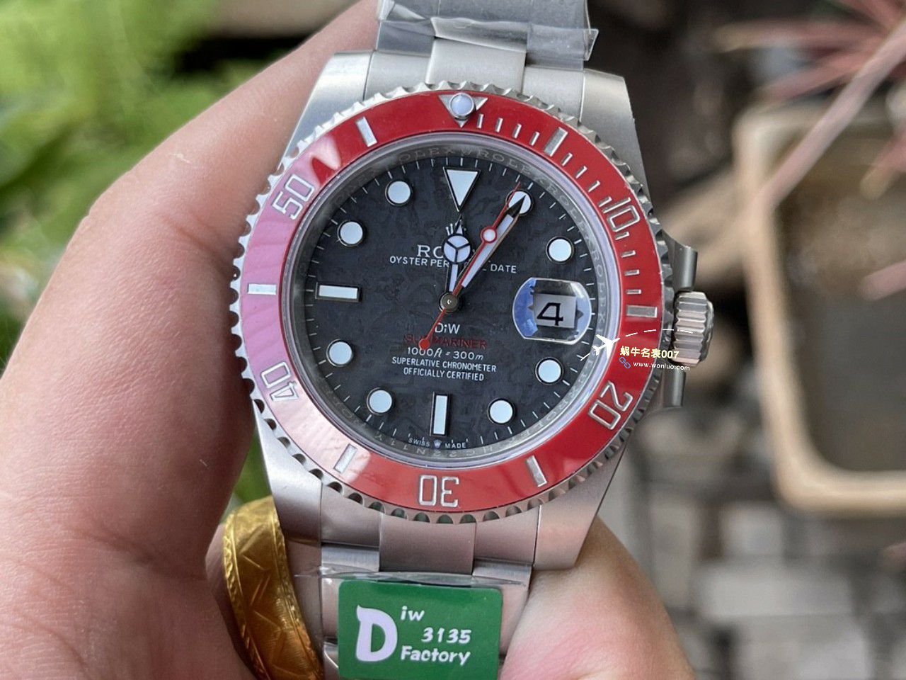 DIW Submariner PARAKEET 新品 copy customized 款 Rolex SUB水鬼 / R791
