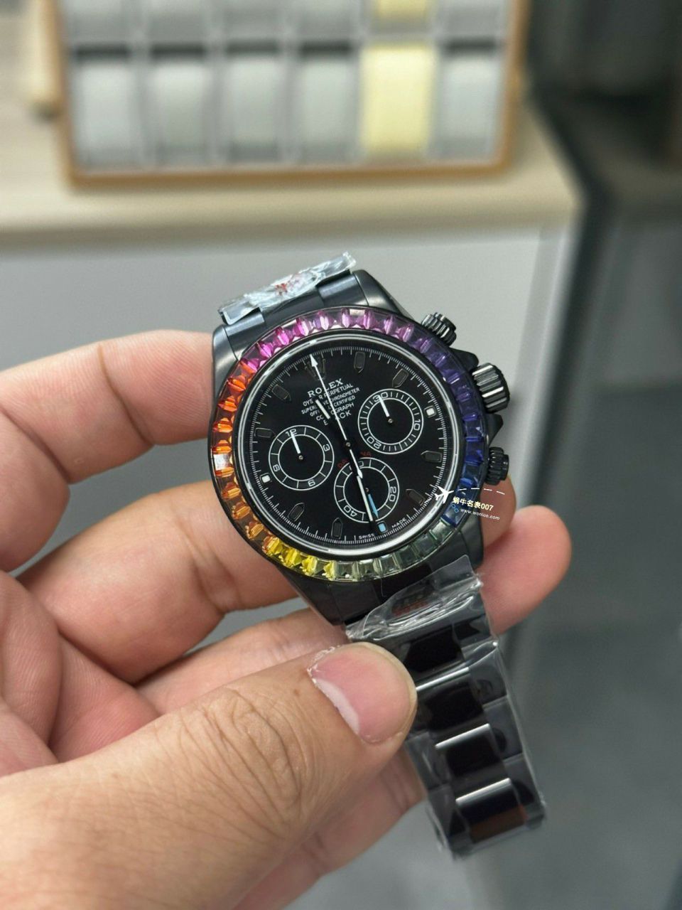 N Factory  top  Rolex 全 Composite 粉红 Ditongna 4130 Movement  / R772