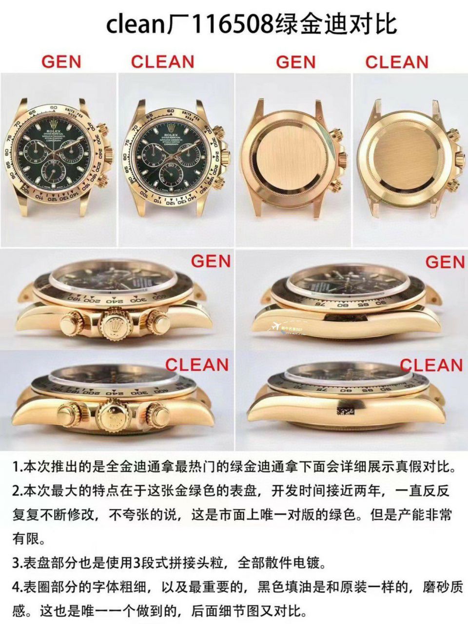 Clean/C Factory  Rolex 灰胶 Ditongna m126519ln-0006 Perfect 个 Copy  Replica Watches  / R776