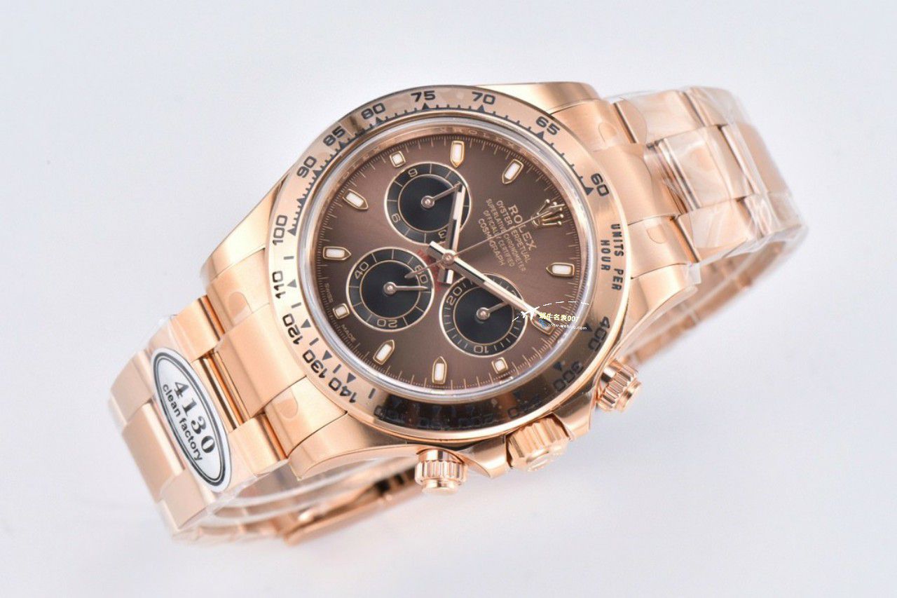 Clean Factory  Rolex 宇宙计时 Ditongna 白金4130 Movement  Watches  / R797