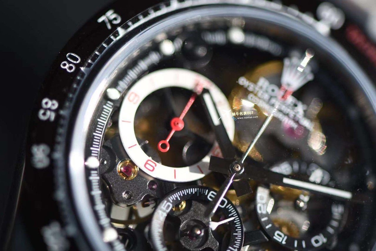 【 Video analysis 】 Rolex  Ditongna F1车手限定特别版镂空 copy customized  Watches  / R800