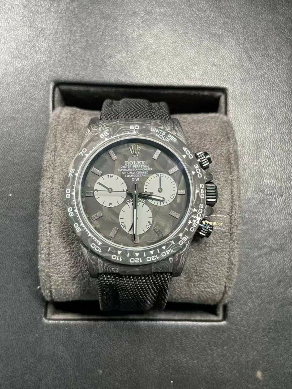 独家 Video analysis N Factory 超级 carbon fiber 4130 Ditongna  Perfect  Replica diw团队 copy customized 版 Ditongna  wrist watches  / R727