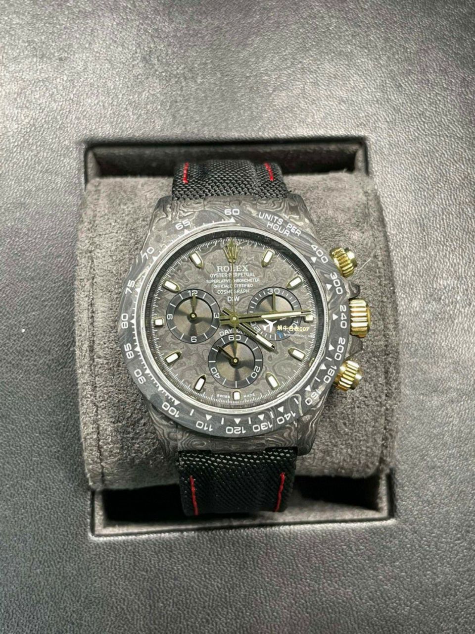 独家 Video analysis N Factory 超级 carbon fiber 4130 Ditongna  Perfect  Replica diw团队 copy customized 版 Ditongna  wrist watches  / R727