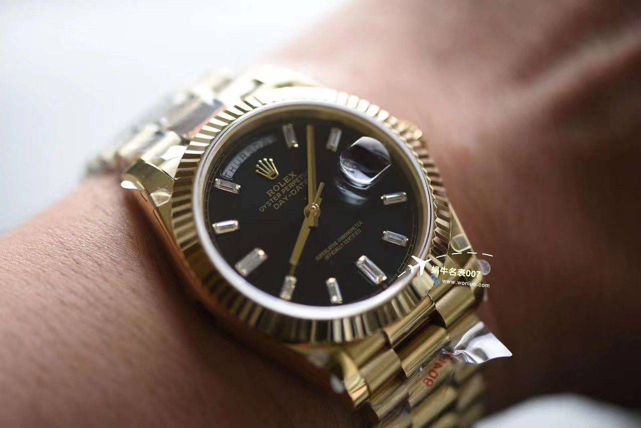 【 Video analysis 】GM Factory 黑冰糖 Adding weight 版 Rolex  Day-Date 型m228238-0004 Perfect  Replica Copy  Watches  / R806