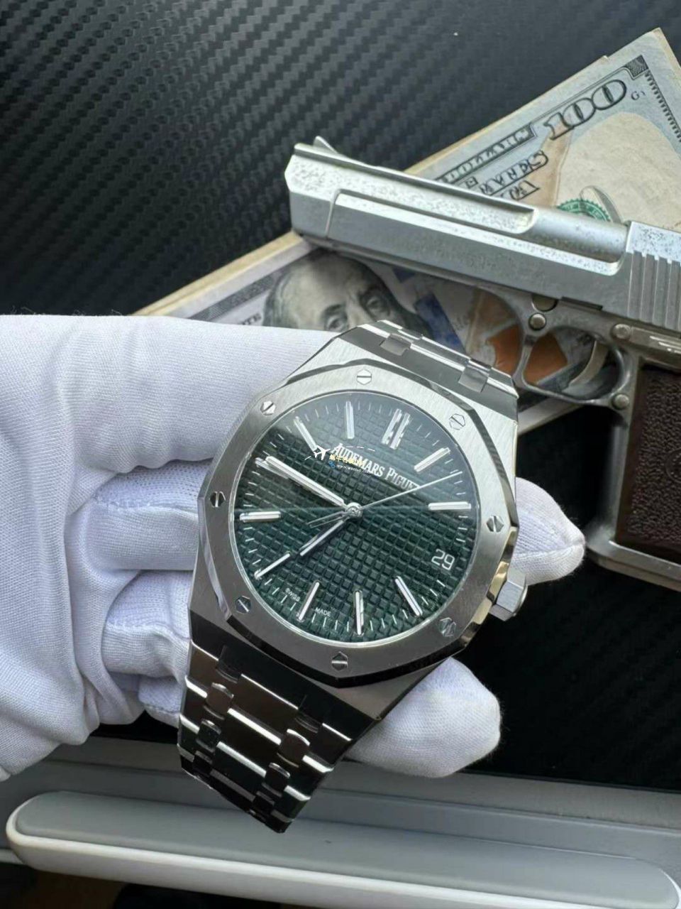 【 Video analysis 】APS Factory Audemars Piguet 皇家橡树50周年纪念15510ST.OO.1320ST.09，15510ST.OO.1320ST.08 Perfect  Replica Copy  Watches  / AP270