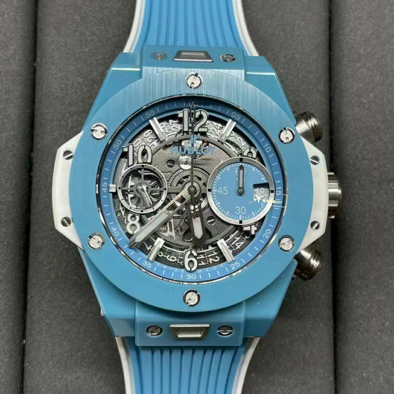 【 Video analysis 】BBF、ZF Factory  hublot BIG BANG系列 Replica Watches 441.CF.8513.RX，蒂芙尼蓝441.EX.5120.RX wrist watches  / YB128
