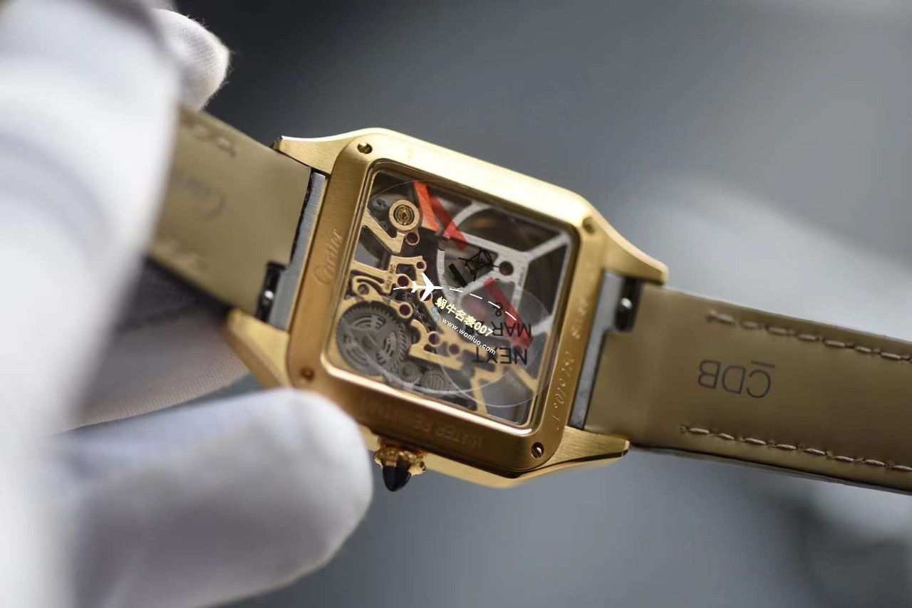 【 Video analysis 】TW Cartier  女装 Santos 镂空系列 Replica WHSA0032，WHSA0030石英 wrist watches  / K338