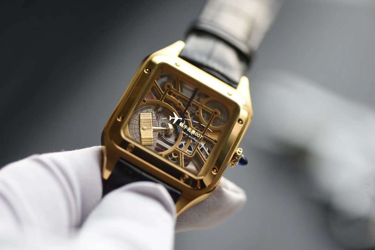 【 Video analysis 】TW Cartier  女装 Santos 镂空系列 Replica WHSA0032，WHSA0030石英 wrist watches  / K338