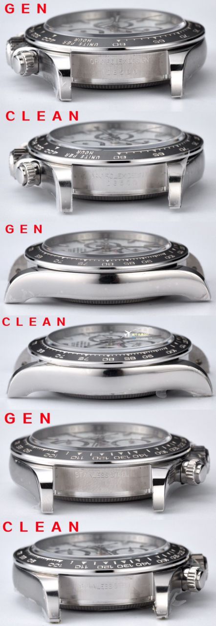 clean Factory c Factory  High quality   Replica Watches  Rolex  Cosmograph Daytona  Ditongna 新款4131 Movement 熊猫迪水泥灰m126500LN-0001，m126519ln-0006 wrist watches  / R810