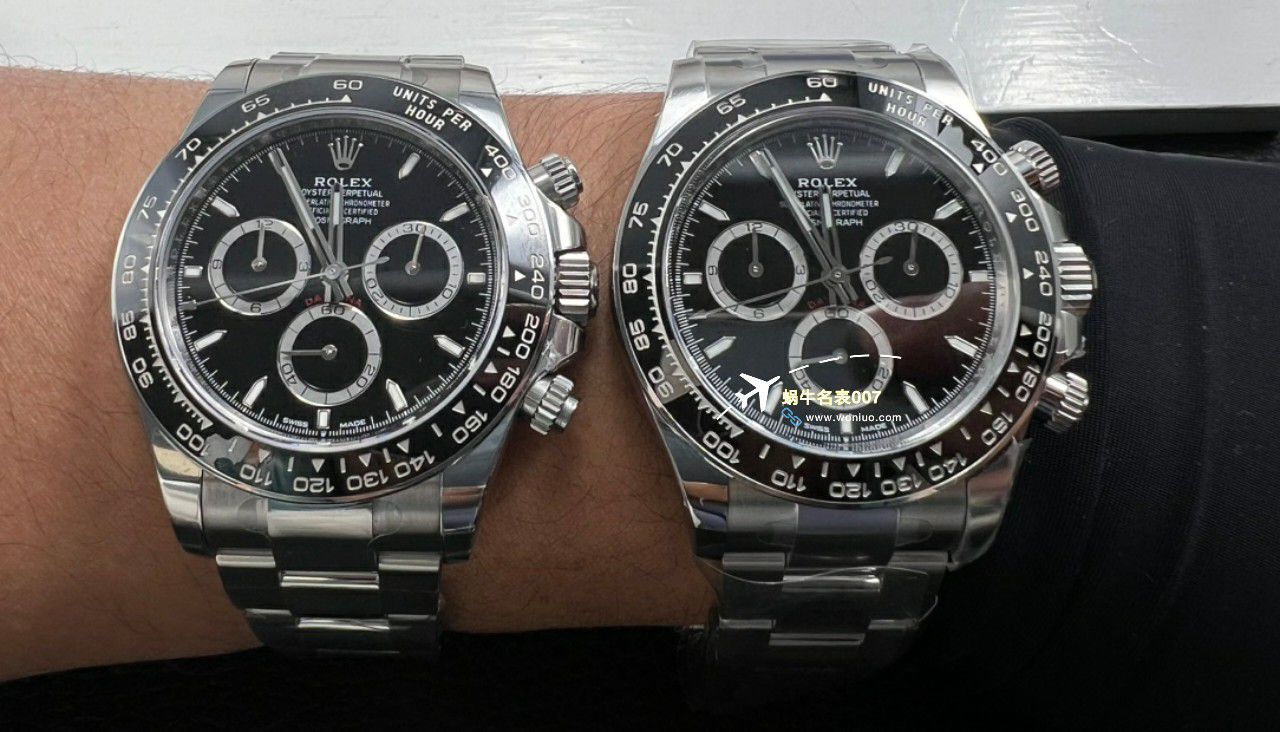 clean Factory c Factory  High quality   Replica Watches  Rolex  Cosmograph Daytona  Ditongna 新款4131 Movement 熊猫迪水泥灰m126500LN-0001，m126519ln-0006 wrist watches  / R810