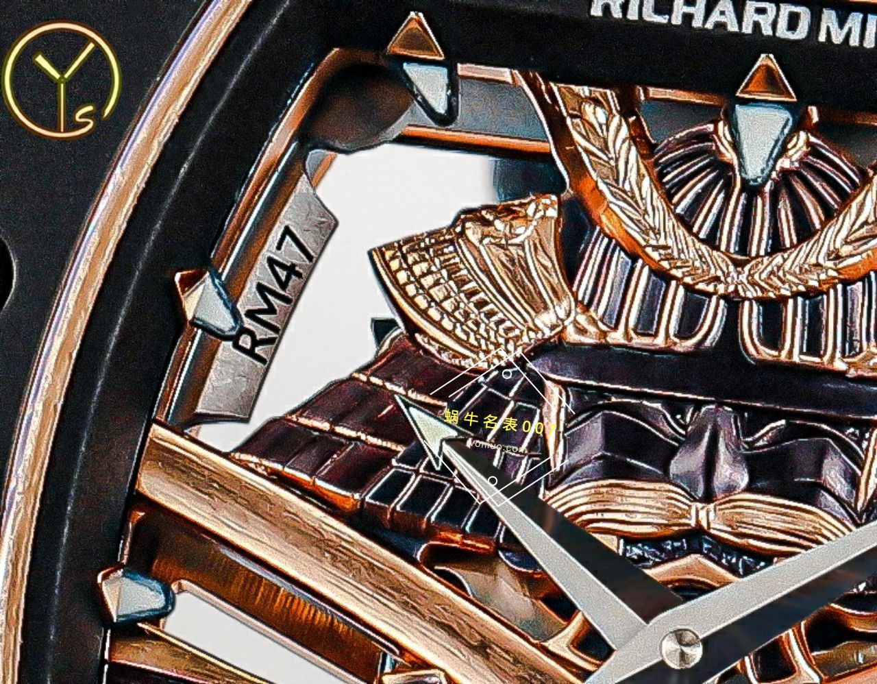 YS Factory  top  Replica Copy  RICHARD MILLE RM47黑武士一体机真 Tourbillon  Watches  / YSRM47