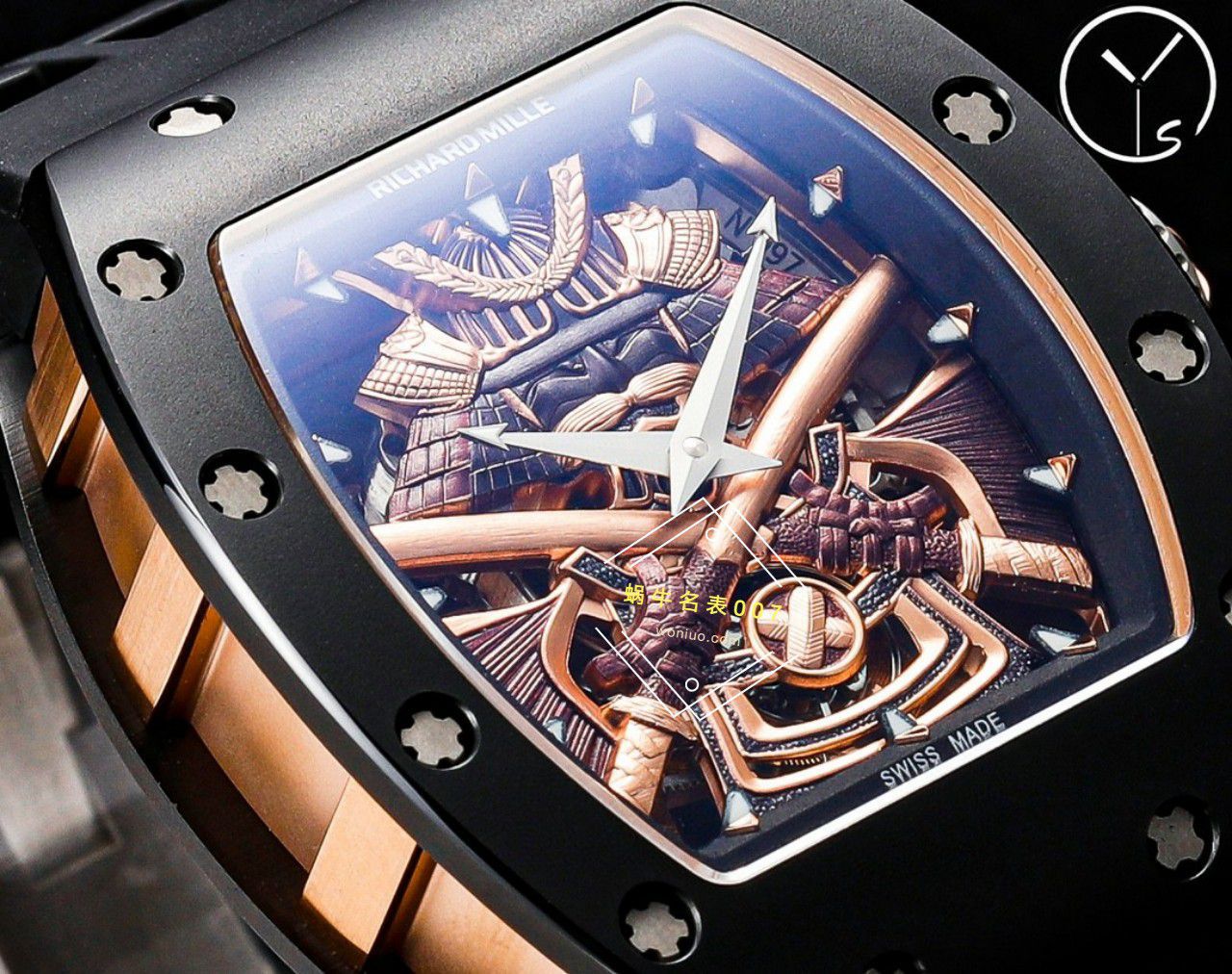 YS Factory  top  Replica Copy  RICHARD MILLE RM47黑武士一体机真 Tourbillon  Watches  / YSRM47