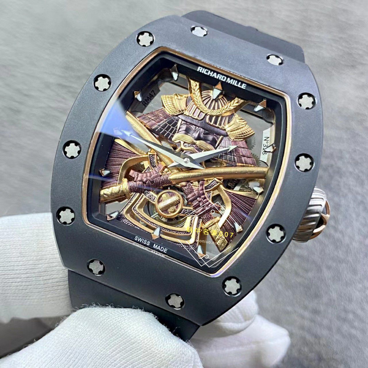 YS Factory  top  Replica Copy  RICHARD MILLE RM47黑武士一体机真 Tourbillon  Watches  / YSRM47