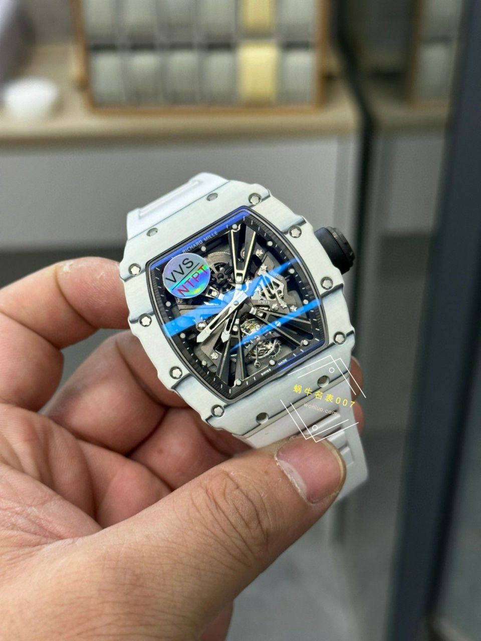 VVS新品 RICHARD MILLE 米尔 High quality 1比1 Replica Watches RM12-01 NTPT Tourbillon  wrist watches  / VVSRM1201