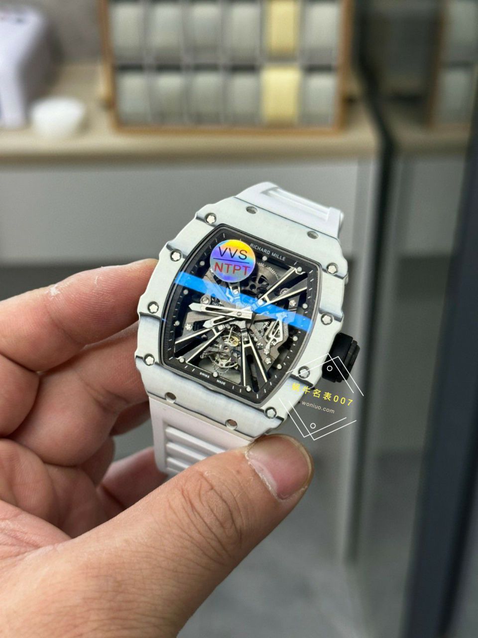 VVS新品 RICHARD MILLE 米尔 High quality 1比1 Replica Watches RM12-01 NTPT Tourbillon  wrist watches  / VVSRM1201