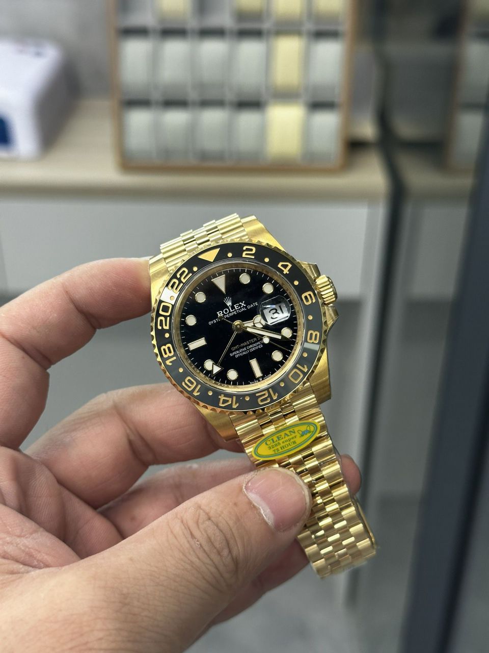 clean Rolex  Perfect  Replica Copy  Watches  GMT MASTER 皮蛋圈m126713grnr-0001 wrist watches  / R838