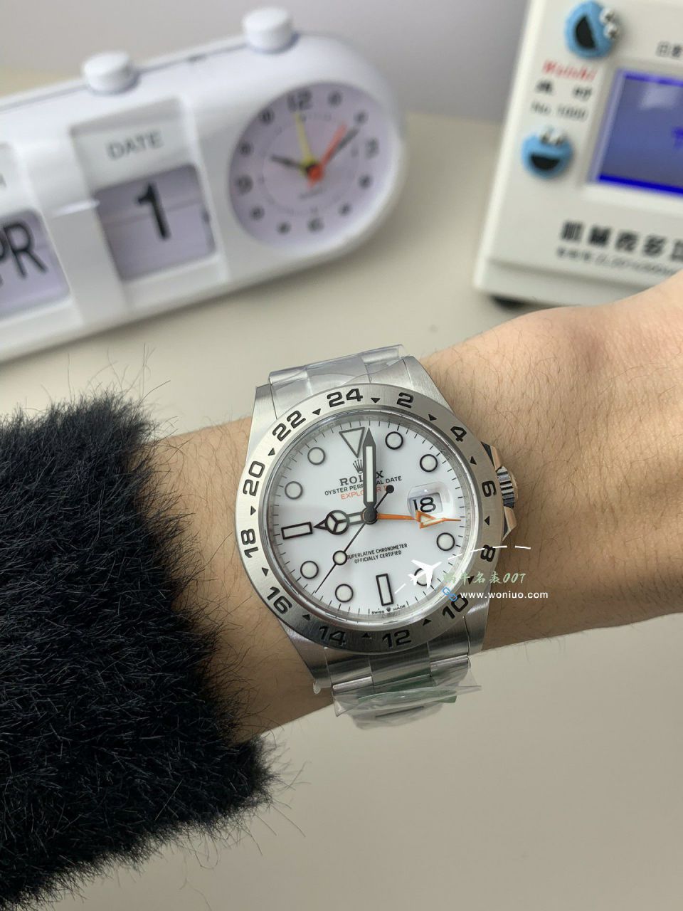  Video analysis  Rolex 探险家二代大白M226570-0001 top  Replica Copy  wrist watches  / R839