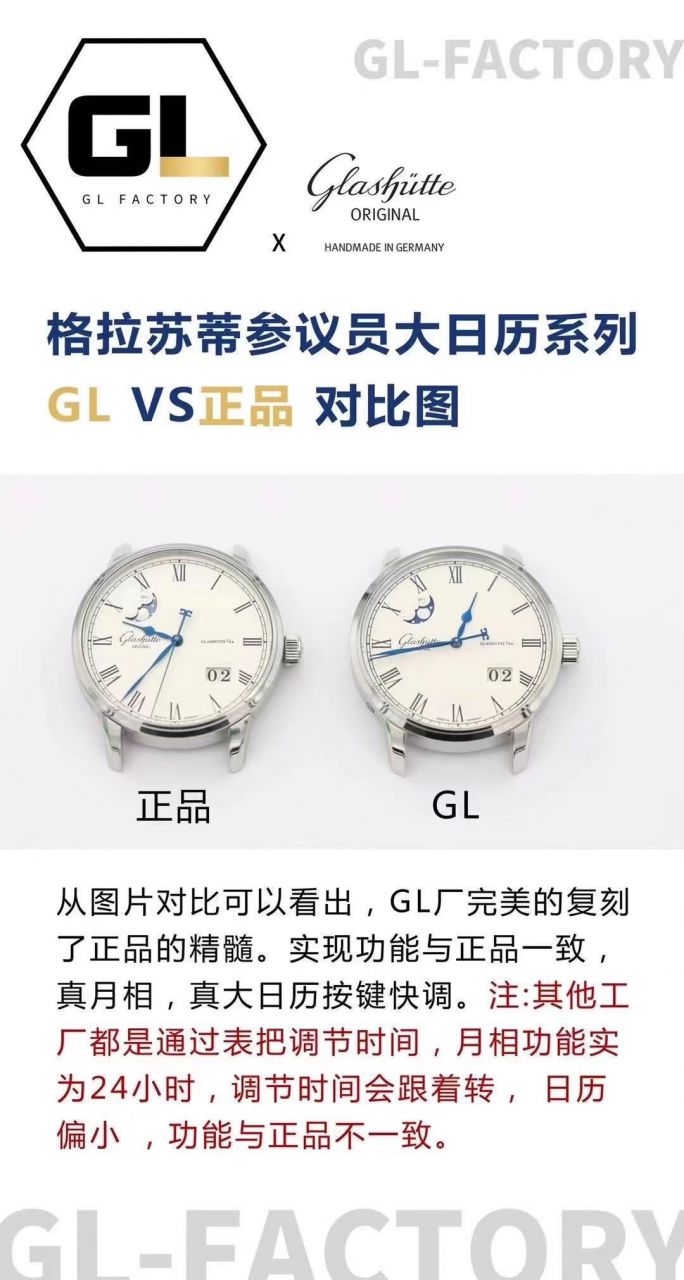  Video analysis glashuette original原创议员月相 top  Replica Copy 100-04-05-12-30，1-36-04-01-02-61，1-36-24-02-05-62 / GLA070