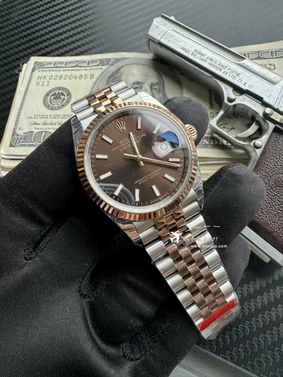  Video analysis  Rolex   Datejust 36毫米朱古力面 Perfect  Replica Copy m126231-0043 wrist watches  / R853