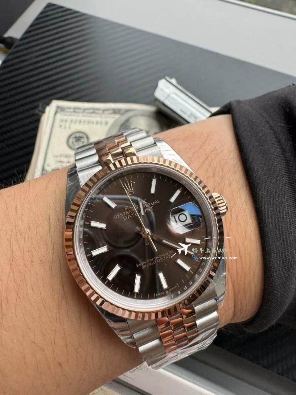  Video analysis  Rolex   Datejust 36毫米朱古力面 Perfect  Replica Copy m126231-0043 wrist watches  / R853