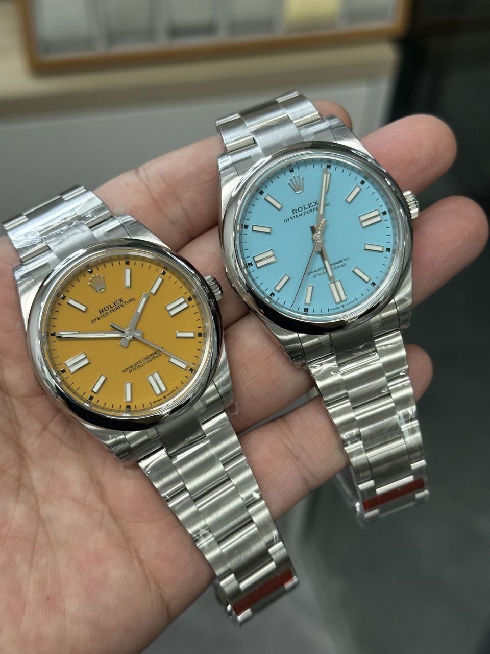 VS Rolex  oyster perpetual 动41毫米m124300-0008 Perfect  Replica Copy 气球泡泡 Watches  / R858