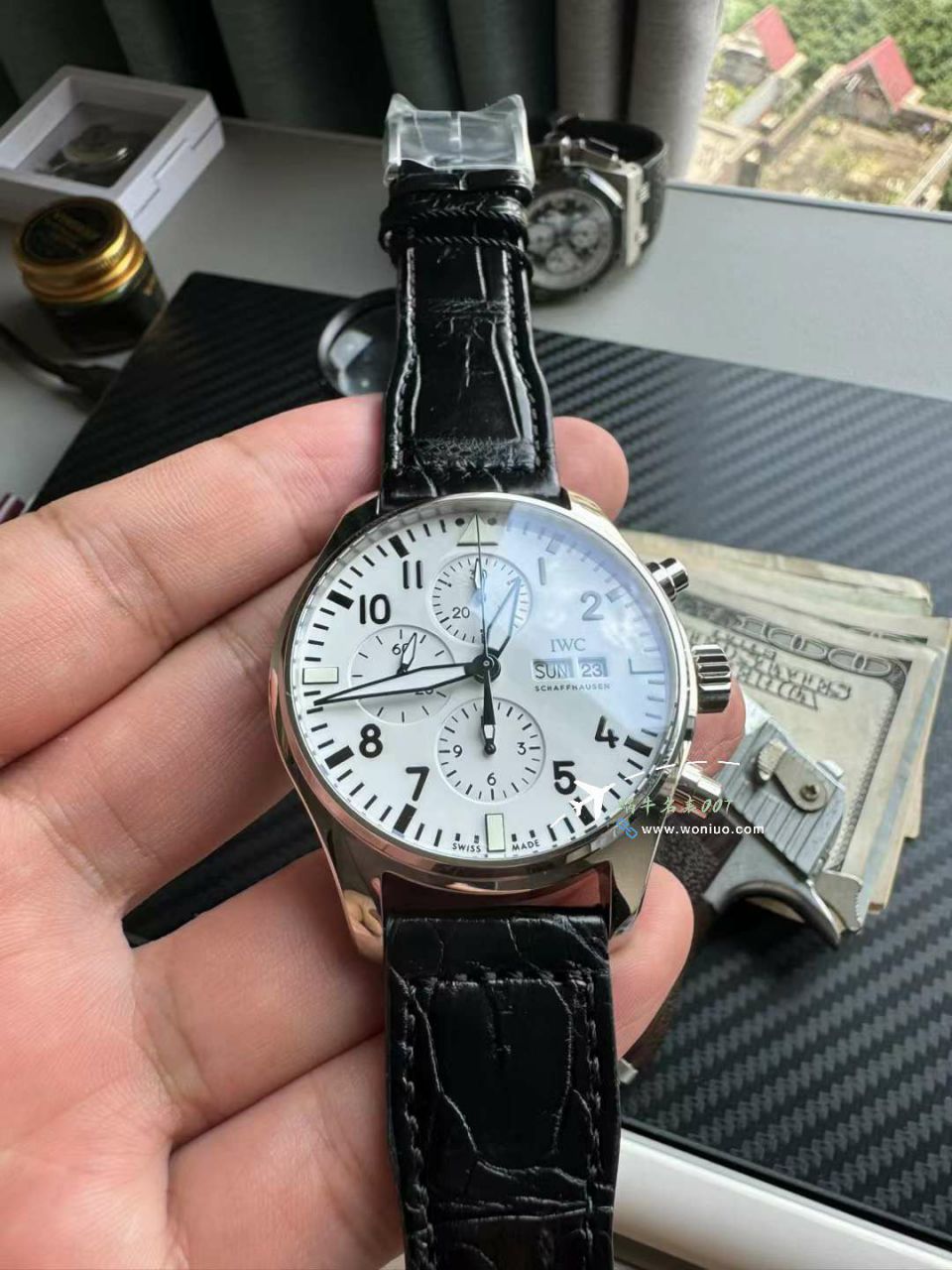 【 Video analysis 渠道原单】IWC IWC 表150周年纪念特别版IW377725 wrist watches  / WG518