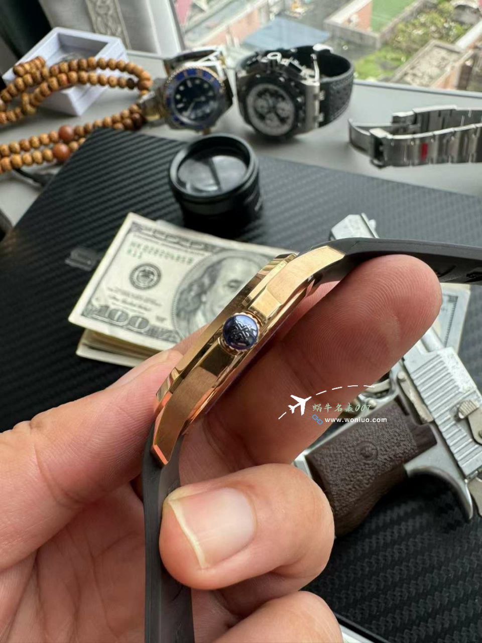  Video analysis 3K PATEK PHILIPPE AQUANAUT Perfect  Replica Copy 金手雷5167R-001 wrist watches  / BD398
