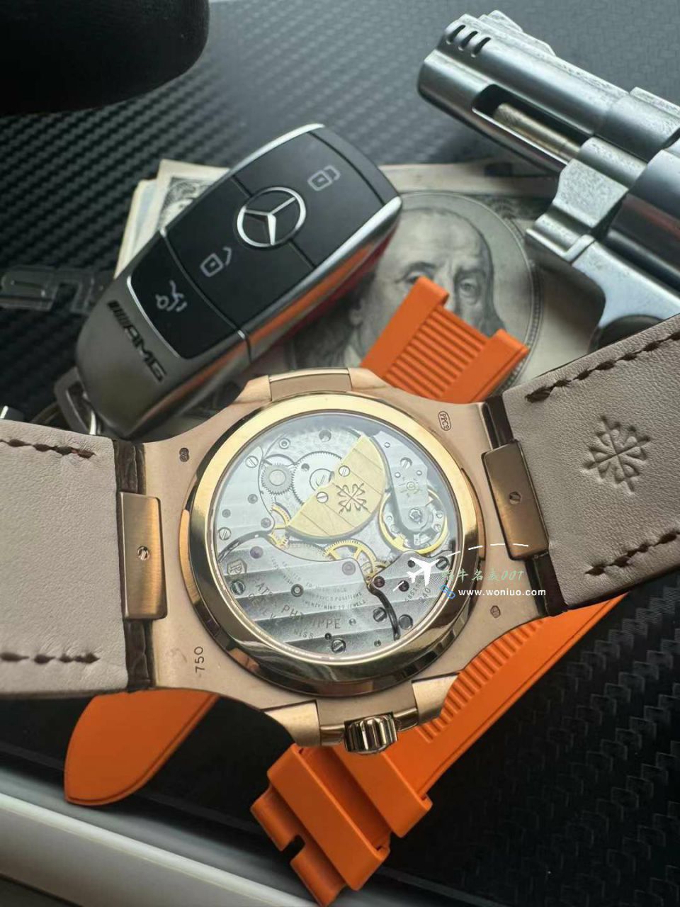  Video analysis PPF PATEK PHILIPPE  Nautilus  top  Replica Copy  Watches 5712GR-001 / BD399