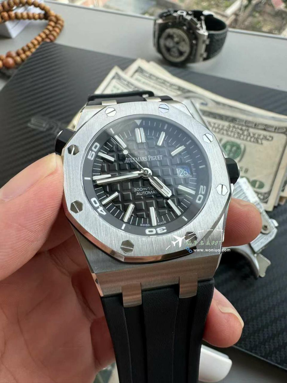  Video analysis Audemars Piguet  Royal Oak Offshore APS Factory 一体机 High quality   Replica Watches 15710ST.OO.A002CA.01 wrist watches  / AP280