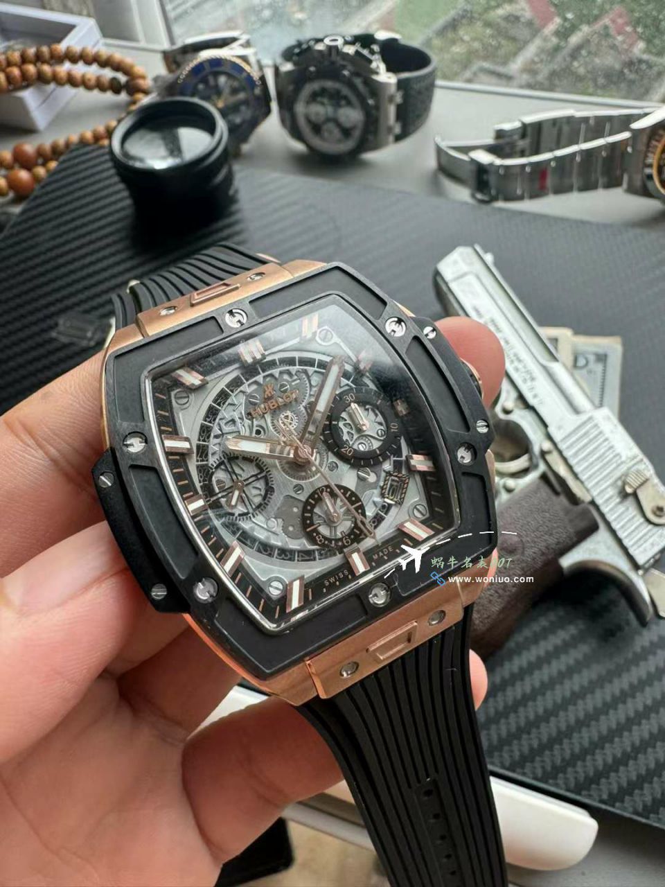  Video analysis BBF hublot BIG BANG灵魂 top  Replica Copy 642.OM.0180.RX，642.NL.7170.RX wrist watches  / YB135