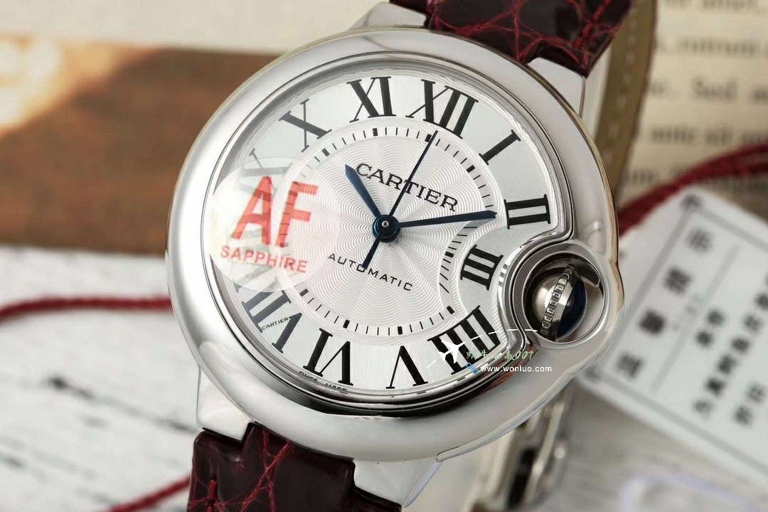 AF蜕变归来 Cartier  33mm蓝气球系列 wrist watches  / K351