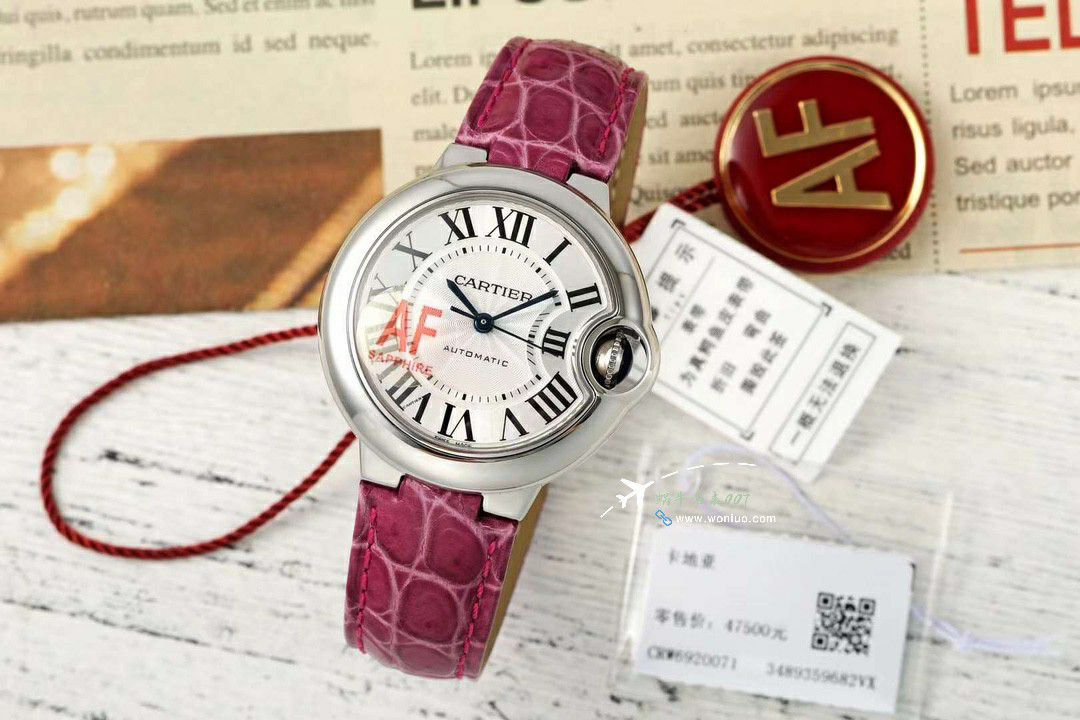 AF蜕变归来 Cartier  33mm蓝气球系列 wrist watches  / K351