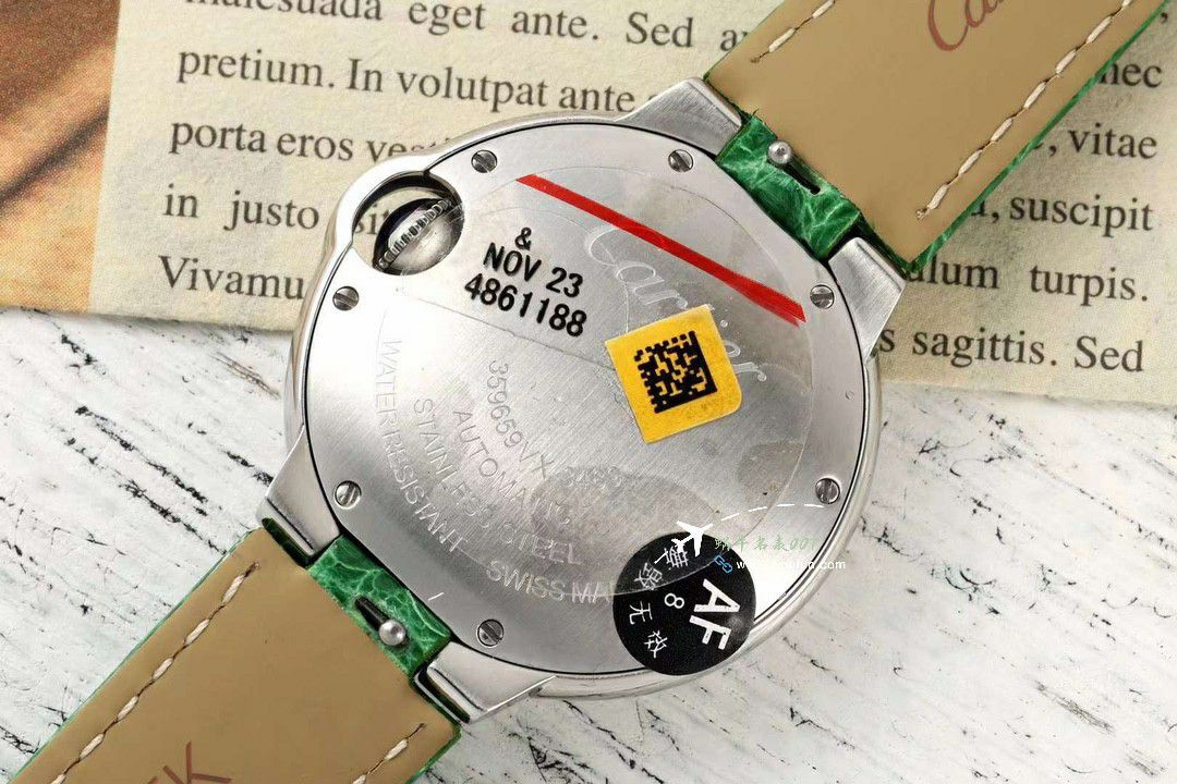 AF蜕变归来 Cartier  33mm蓝气球系列 wrist watches  / K351