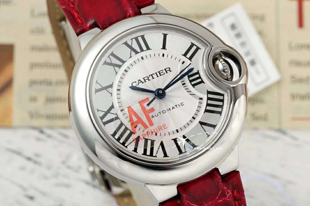 AF蜕变归来 Cartier  33mm蓝气球系列 wrist watches  / K351