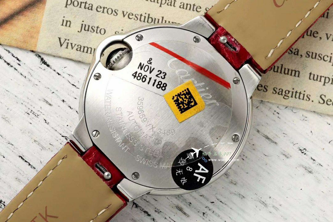 AF蜕变归来 Cartier  33mm蓝气球系列 wrist watches  / K351