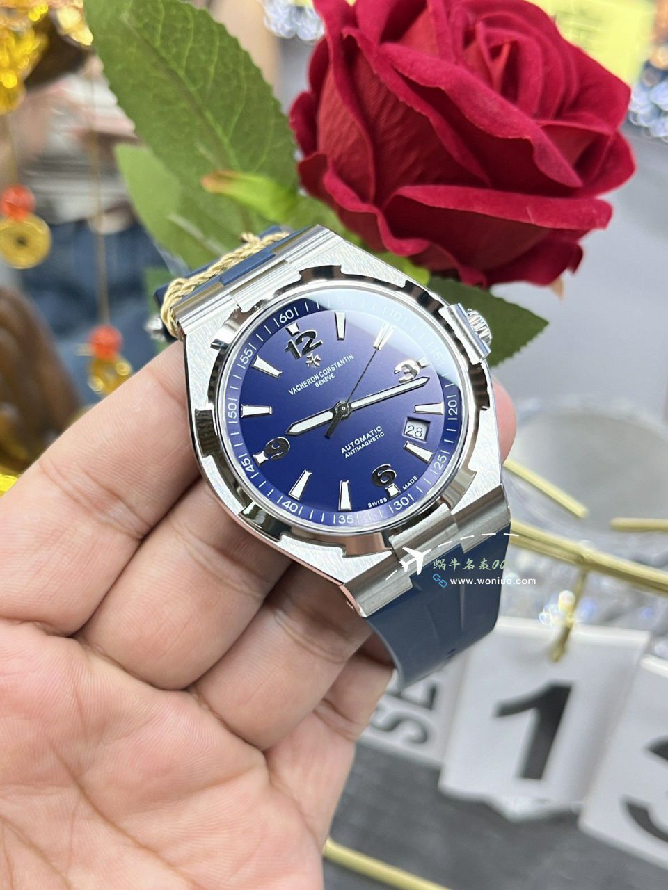 PPF Vacheron Constantin   Overseas 系列 top  Replica Copy  Watches 蓝面胶带P47040/000A-9008 / JS270