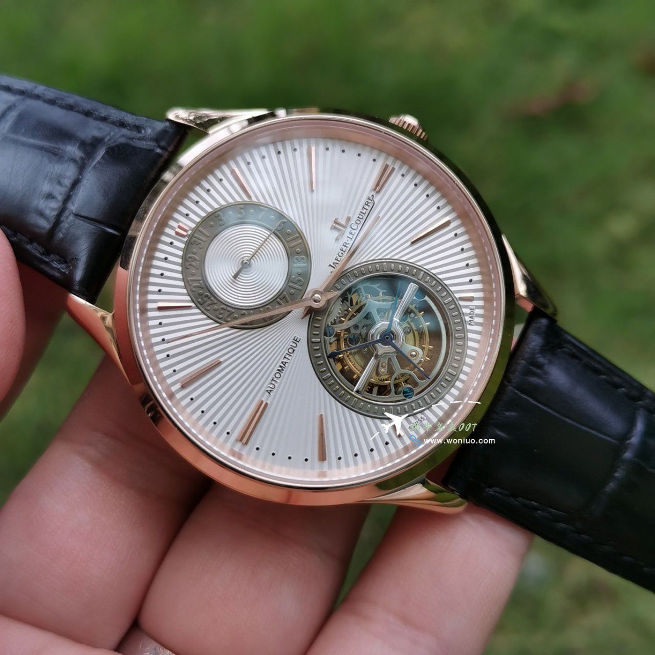  top  Replica Copy  Jaeger-LeCoultre 大师系列 Jaeger-LeCoultre  Tourbillon 13234E1 wrist watches  / JJ201