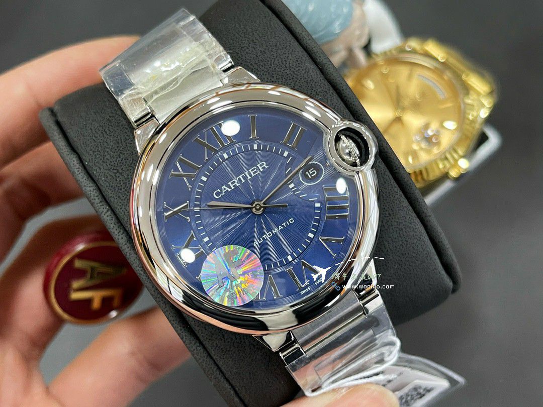 AF Cartier  蓝气球42毫米男装 top  Replica Copy  Watches W6920042 wrist watches  / K355