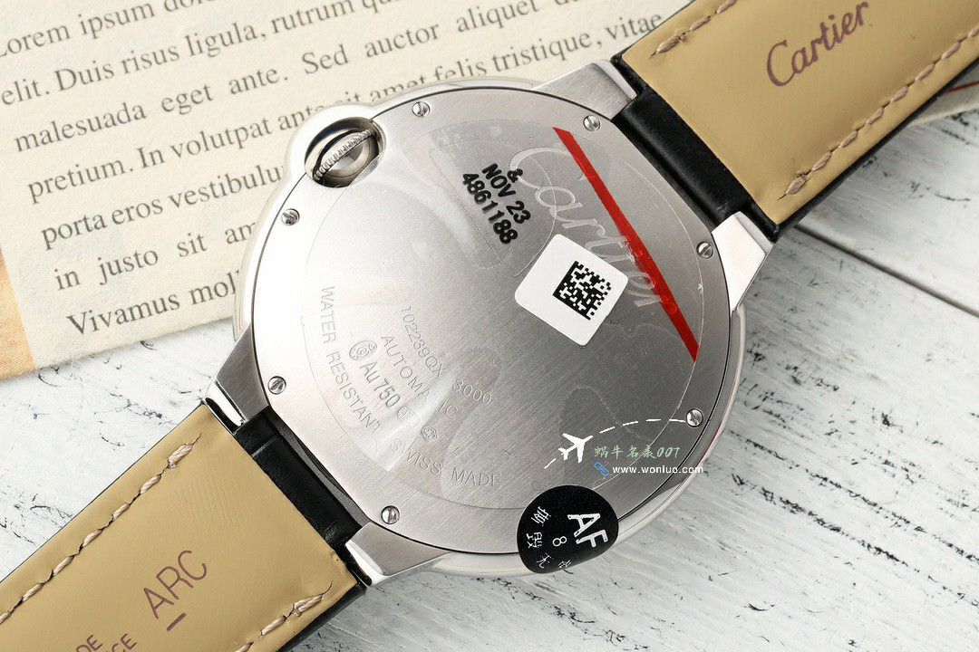 AF Cartier  蓝气球42毫米男装 top  Replica Copy  Watches W6920042 wrist watches  / K355