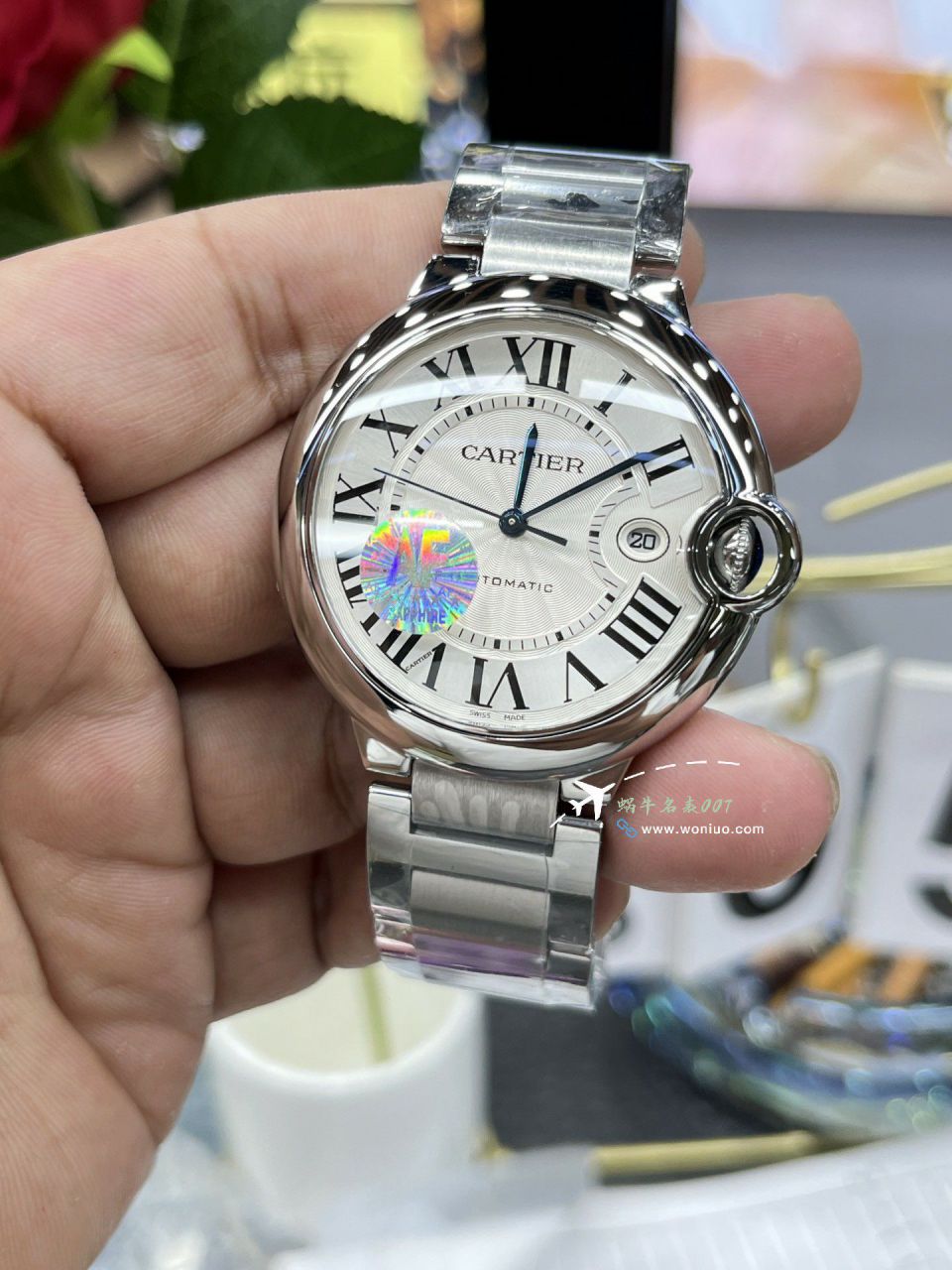AF Cartier   Replica Copy 42MM男款蓝气球系列WSBB0027 wrist watches  / K358