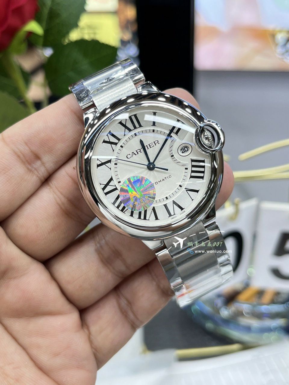 AF Factory  Cartier  蓝气球男装42MM系列 Replica Copy W6920095 wrist watches  / K365