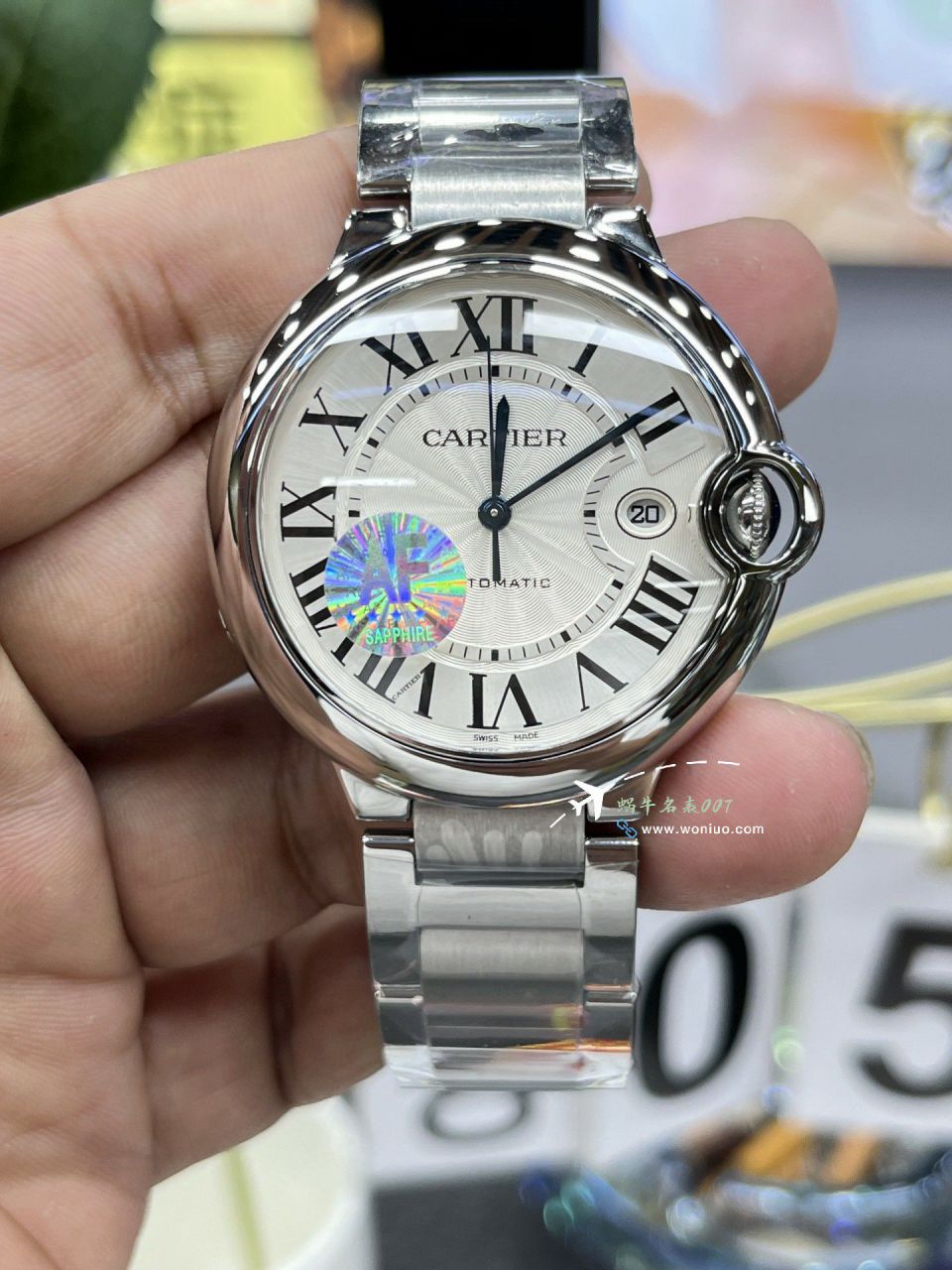 AF top  Replica Copy  Cartier  蓝气球42MM男款WSBB0003 wrist watches  / K359