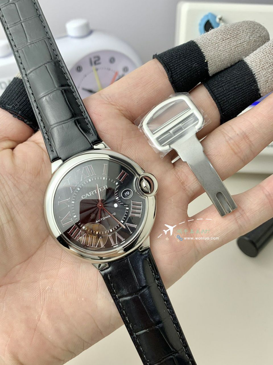 AF Cartier   Replica Copy 42MM男款蓝气球系列WSBB0027 wrist watches  / K358